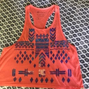 Element cropped flowy tank